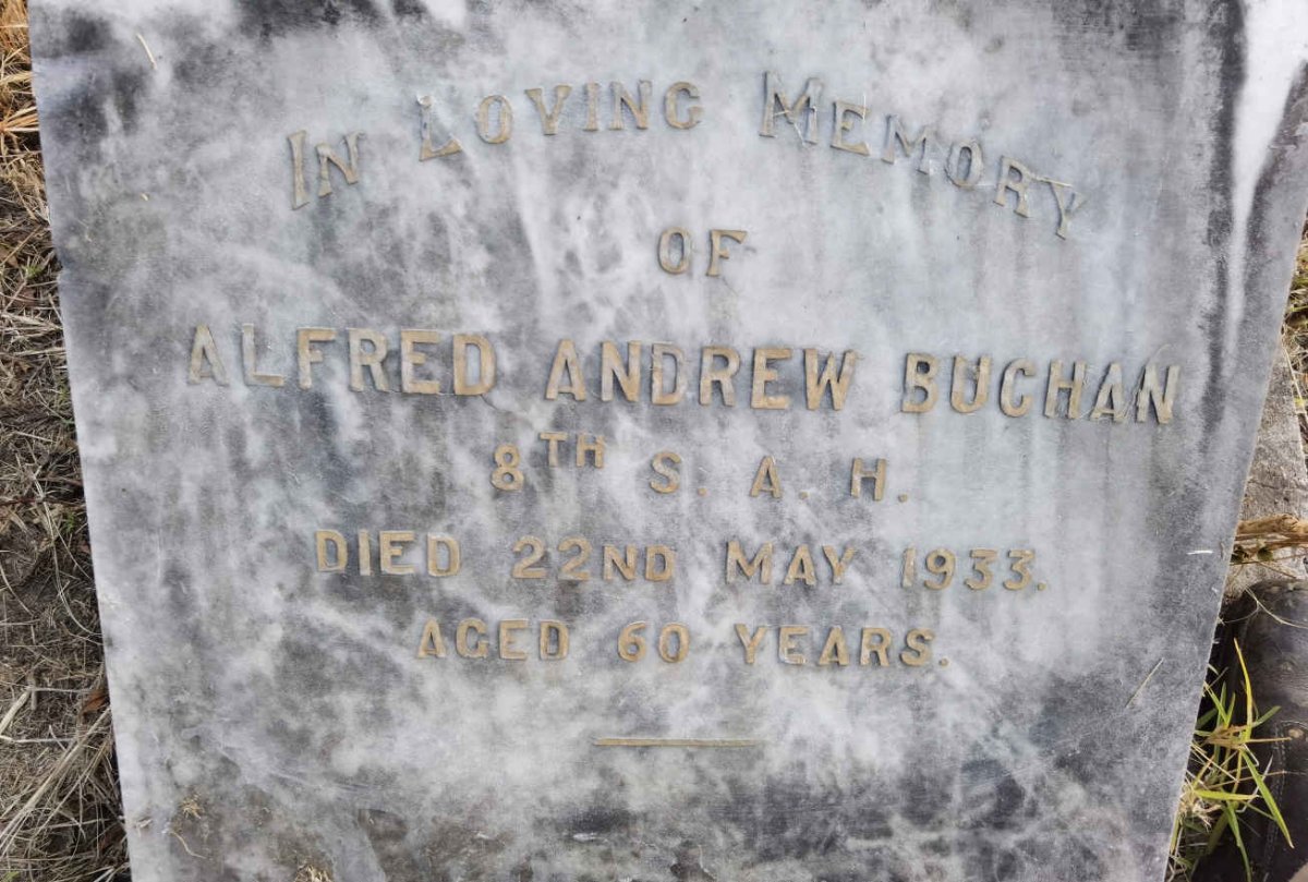 BUCHAN Alfred Andrew -1933