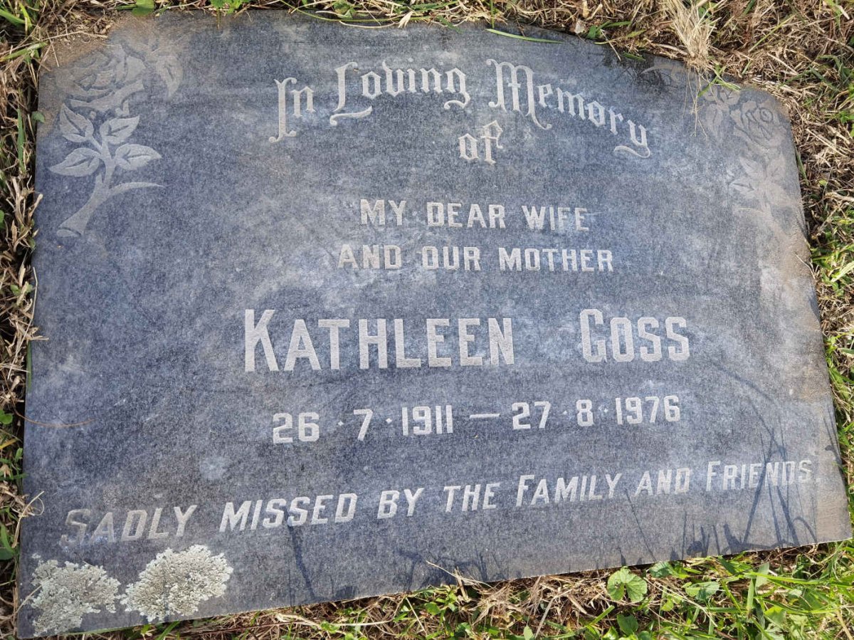 GOSS Edward Desmond 1907-1986 &amp; Kathleen 1911-1976