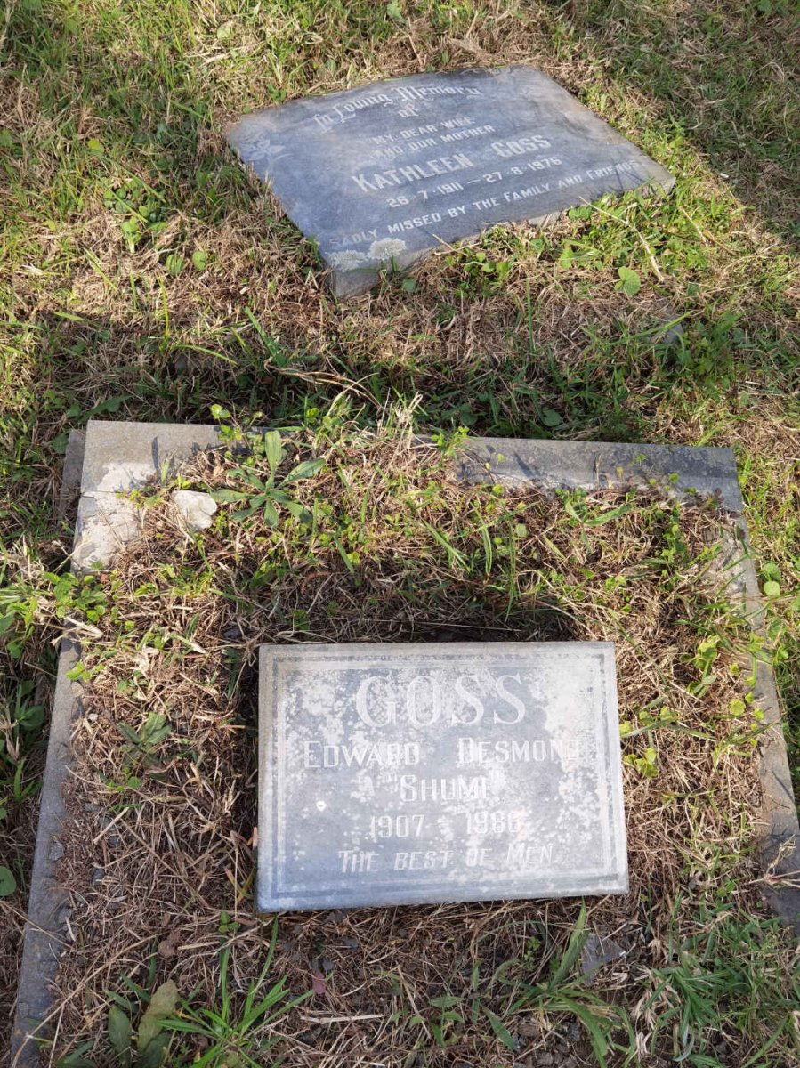 GOSS Edward Desmond 1907-1986 &amp; Kathleen 1911-1976