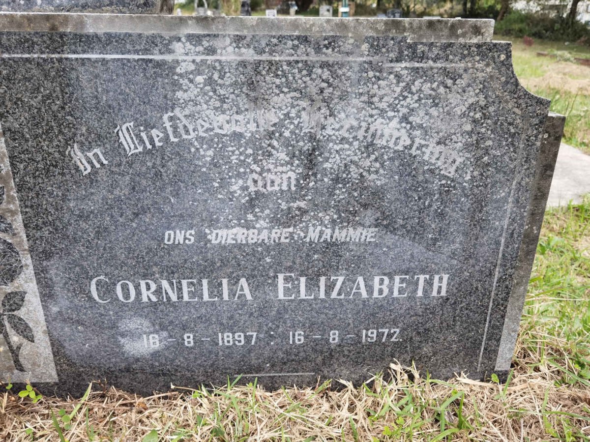 TREURNICHT Jan Jacobus 1892-1972 &amp; Cornelia Elizabeth 1897-1972
