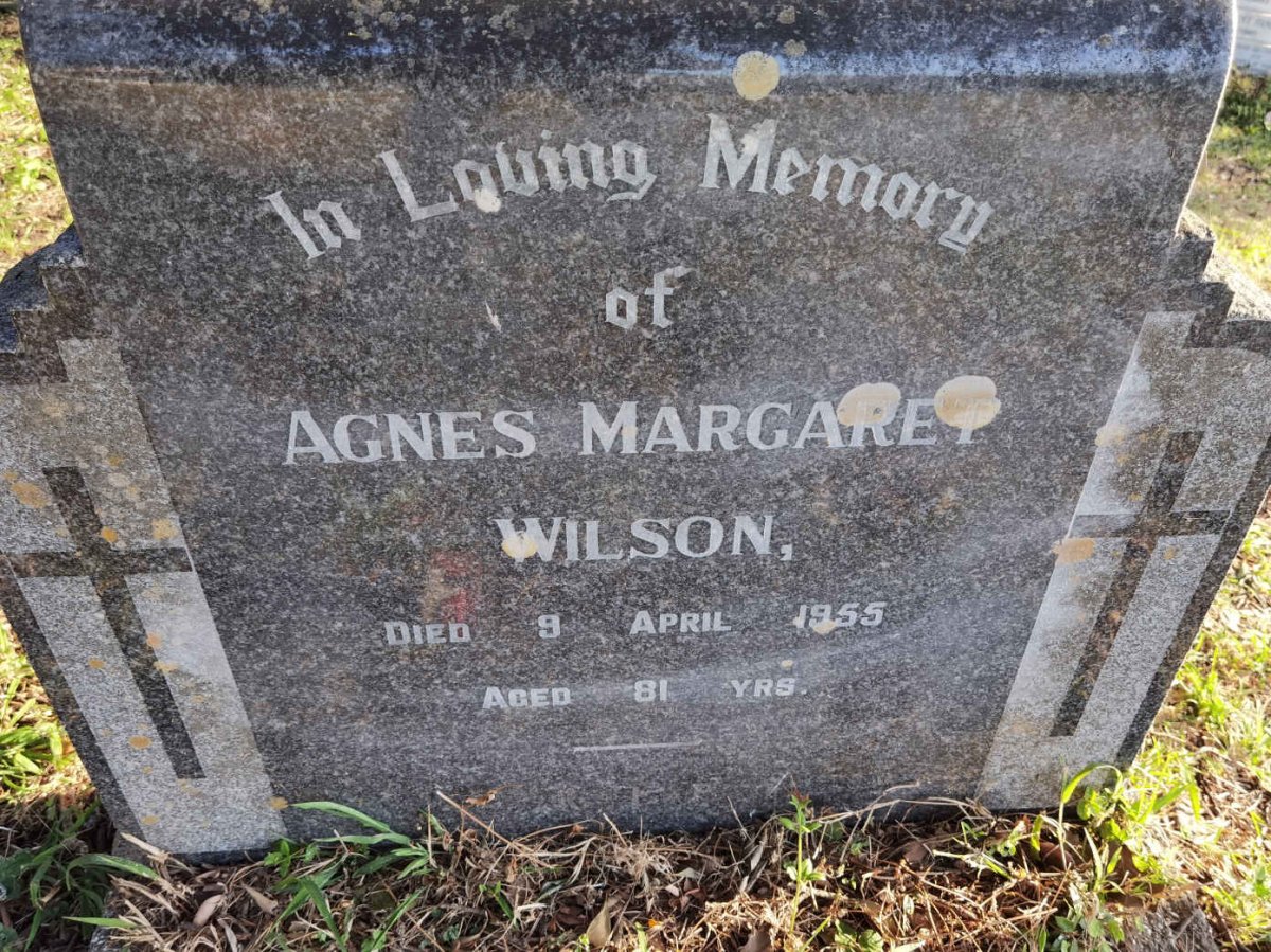 WILSON Agnes Margaret -1955