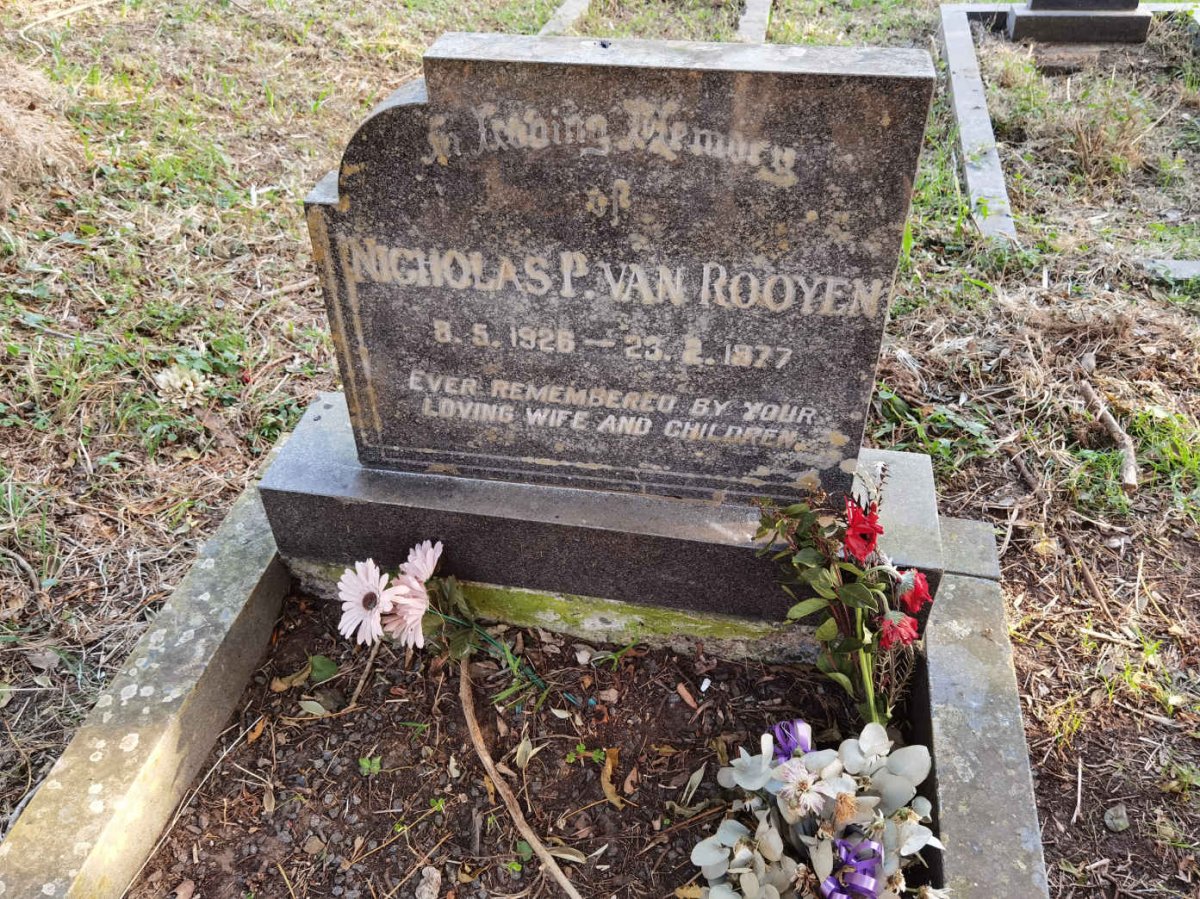 ROOYEN Nicholas P., van 1926-1977