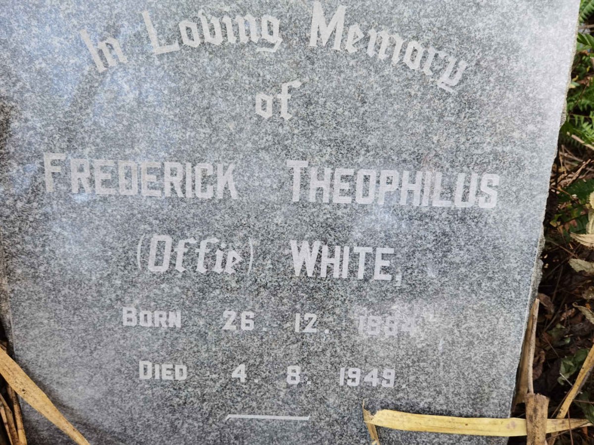 WHITE Frederick Theophilus 18?4-1949