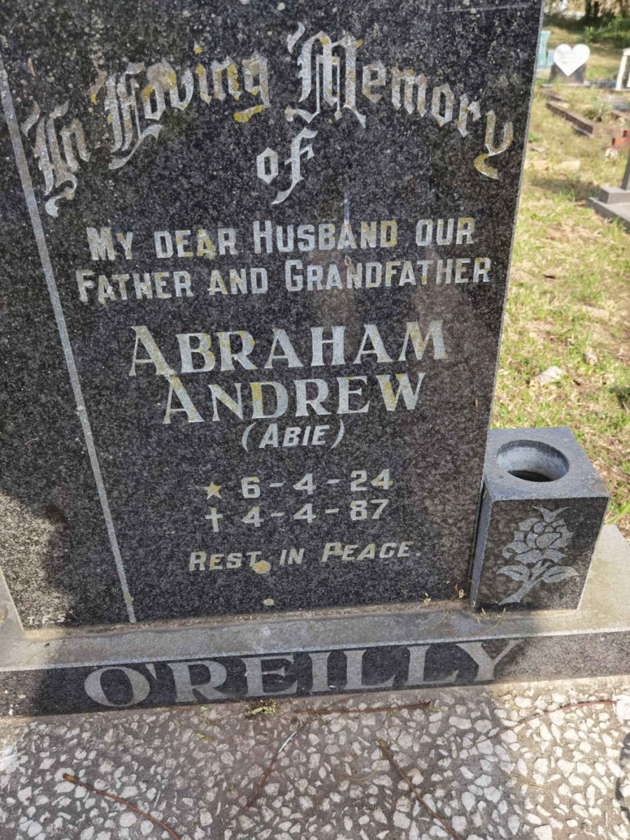 O'REILLY Abraham Andrew 1924-1987