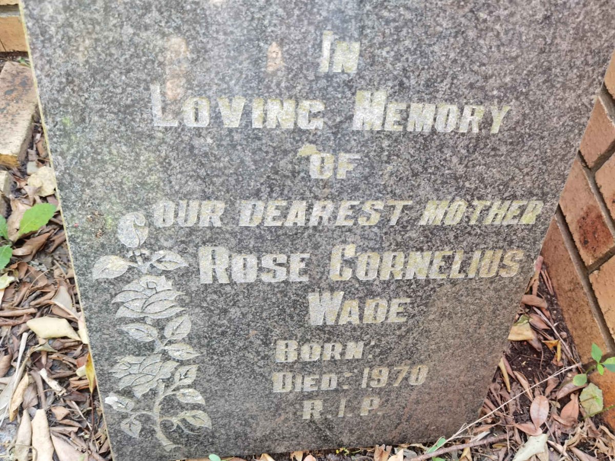 WADE Rose Cornelius -1970