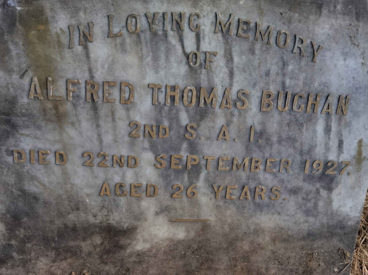 BUCHAN Alfred Thomas -1927