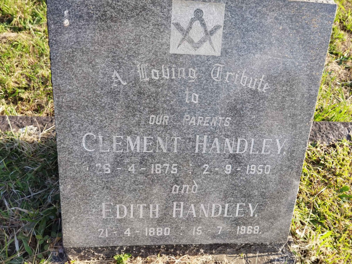 HANDLEY Clement 1875-1950 &amp; Edith 1880-1968