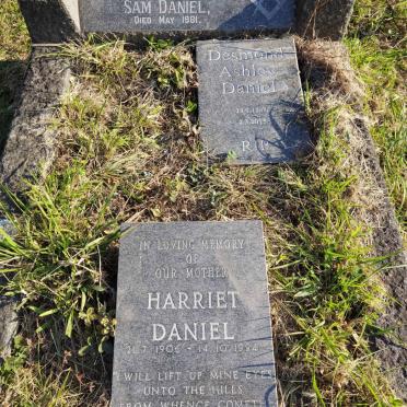 DANIEL Sam -1961 &amp; Harriet 1906-1994 :: DANIEL Desmond Ashley 1943-2015