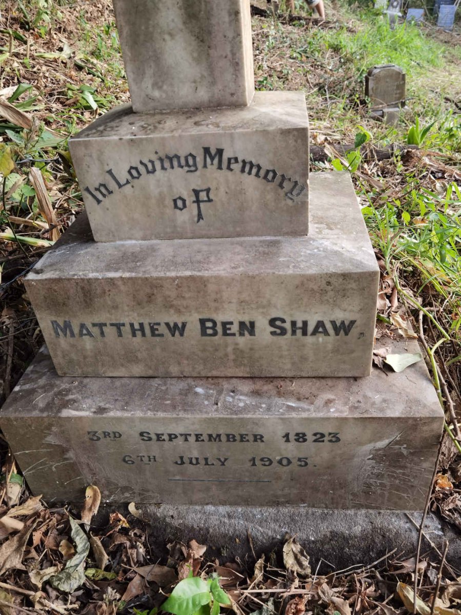 SHAW Matthew Ben 1823-1905