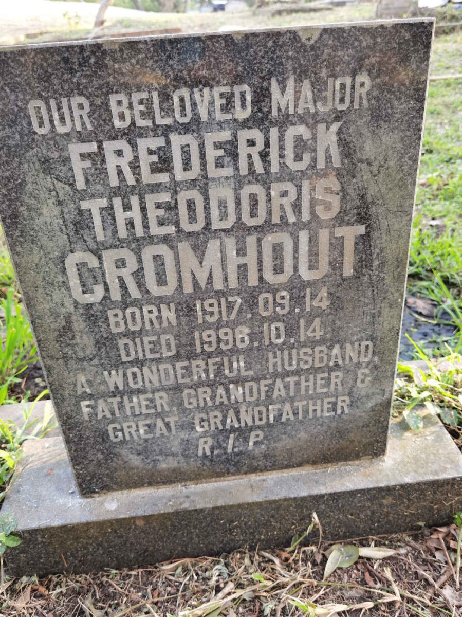 CROMHOUT Frederick Theodoris 1917-1996