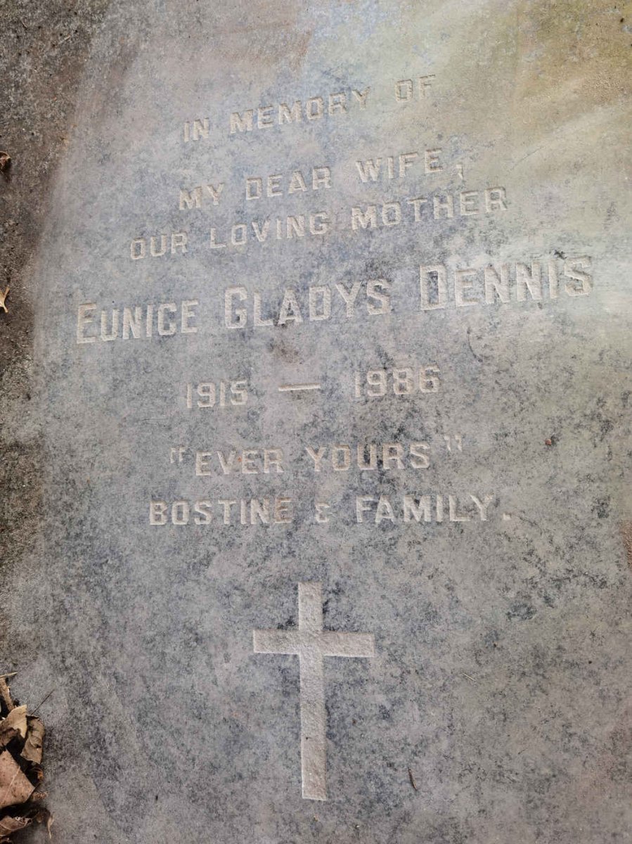 DENNIS Eunice Gladys 1915-1986