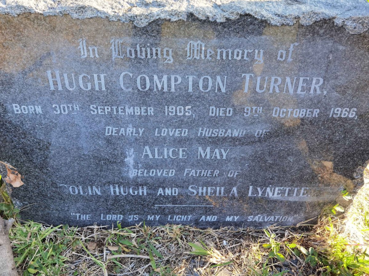 TURNER Hugh Compton 1905-1966