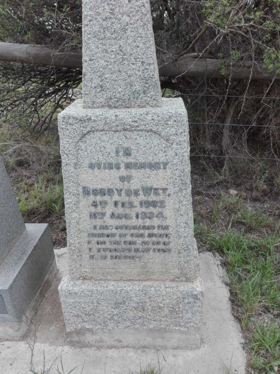 WET Bobby, de 1902-1934
