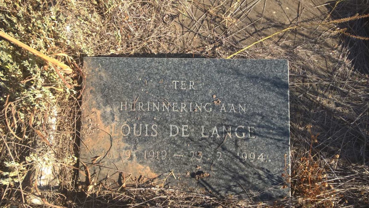 LANGE Louis, de 1919-1994
