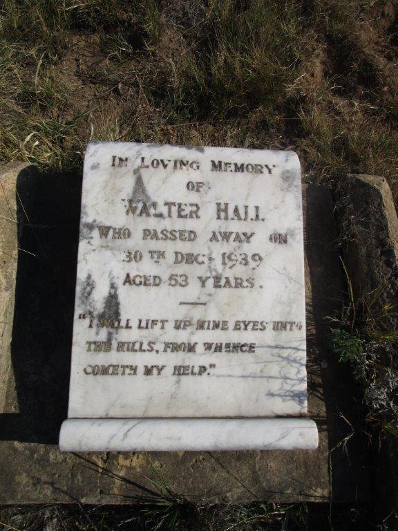 HALL Walter -1939