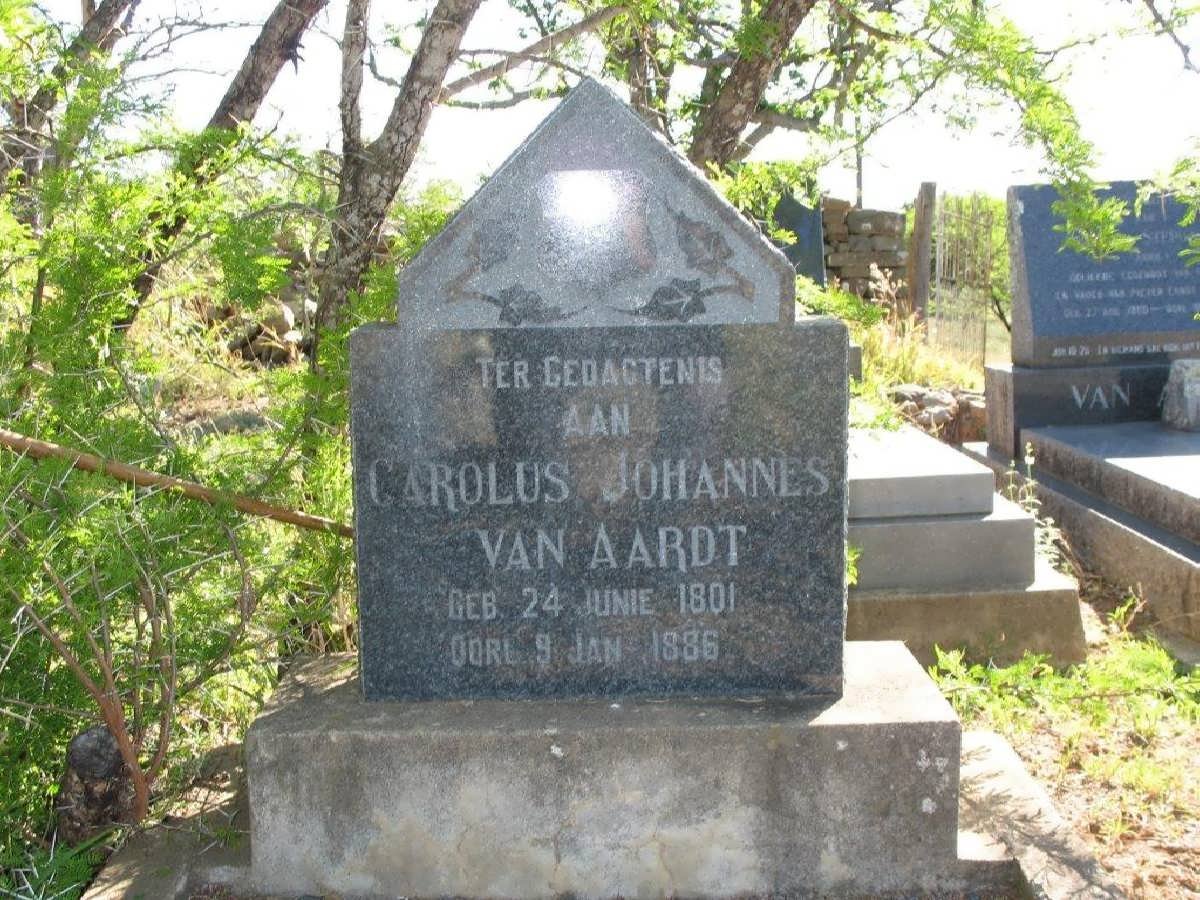 AARDT Carolus Johannes, van 1801-1886