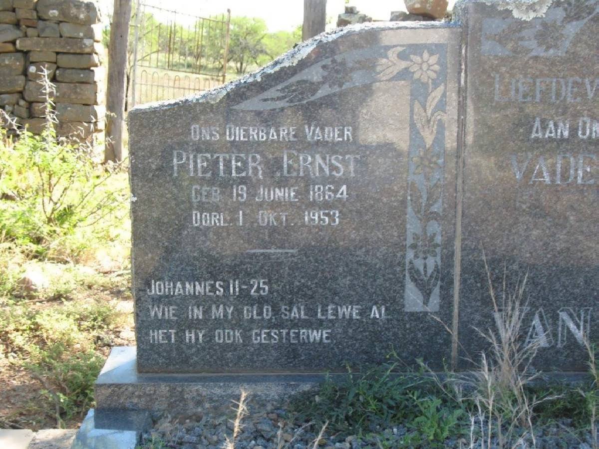 AARDT Pieter Ernst, van 1864-1953
