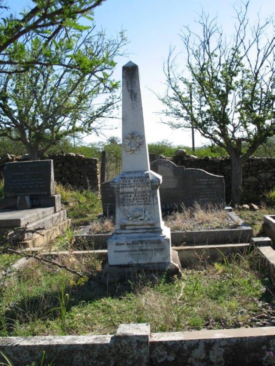 AARDT Willem Adriaan, van 1829-1878 &amp; Catherina Elizabeth KRUGER 1833-1910