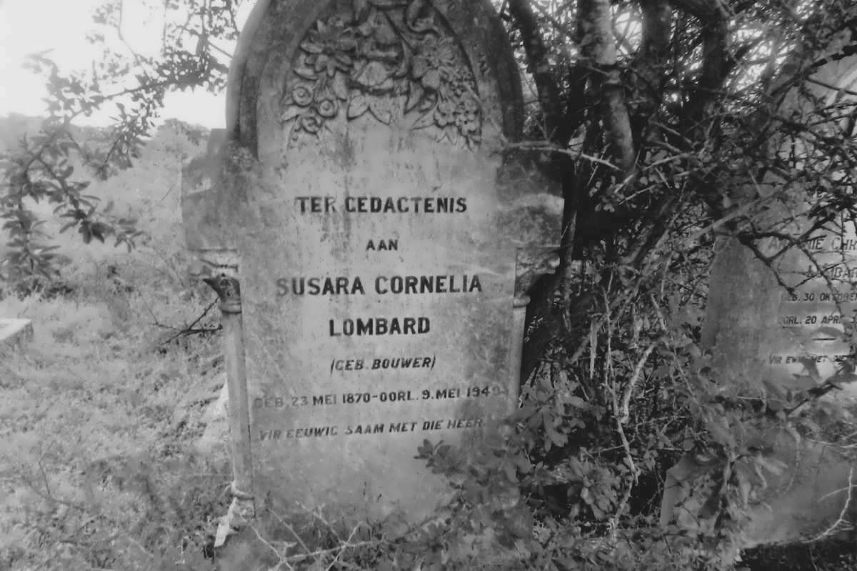 LOMBARD Susara Cornelia nee BOUWER 1870-1949
