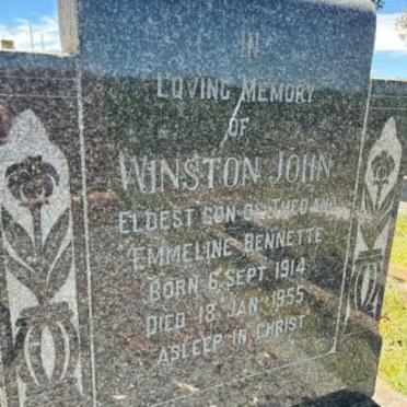 BENNETTE Winston John 1914-1955