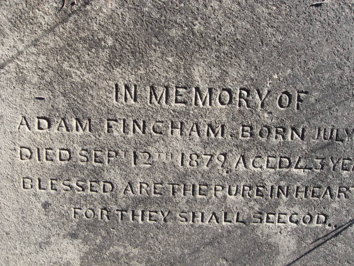 FINCHAM Adam -1879