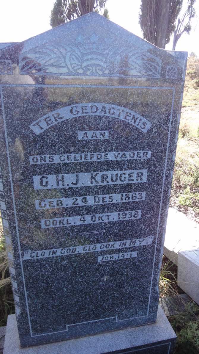 KRUGER G.H.J. 1863-1938