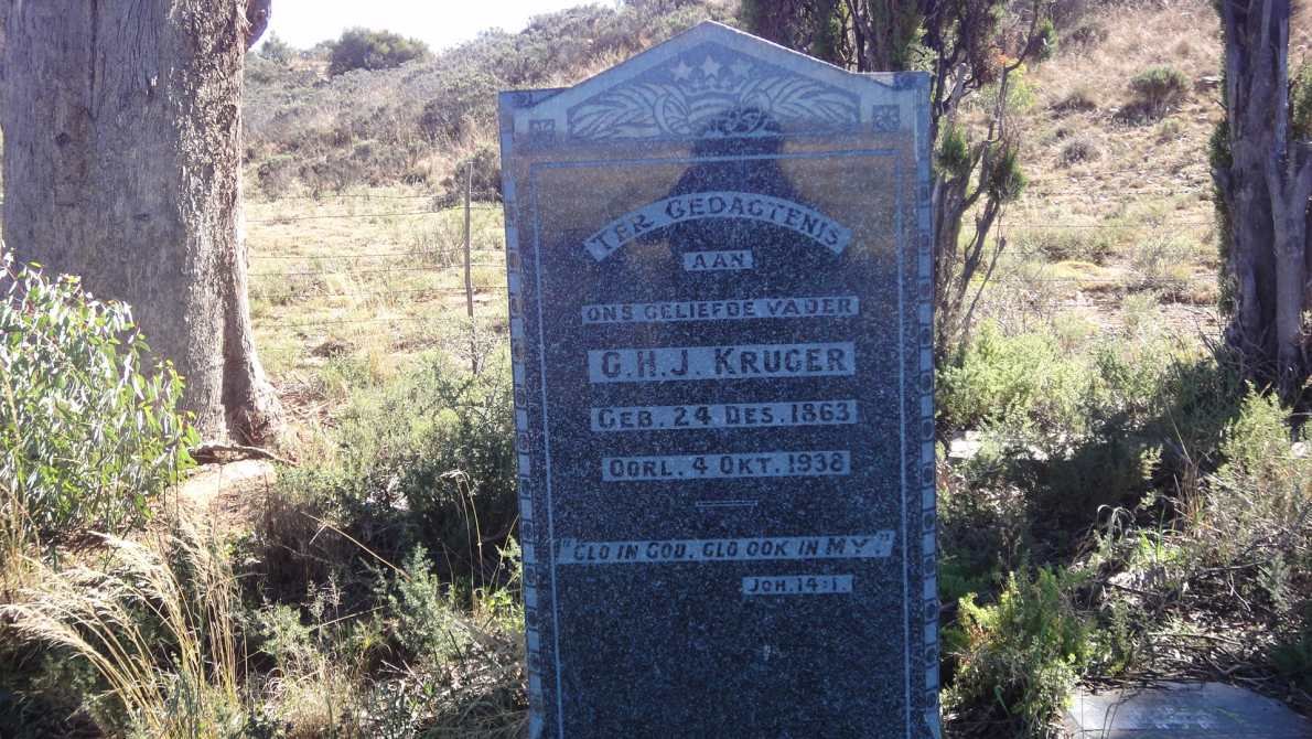 KRUGER G.H.J. 1863-1938