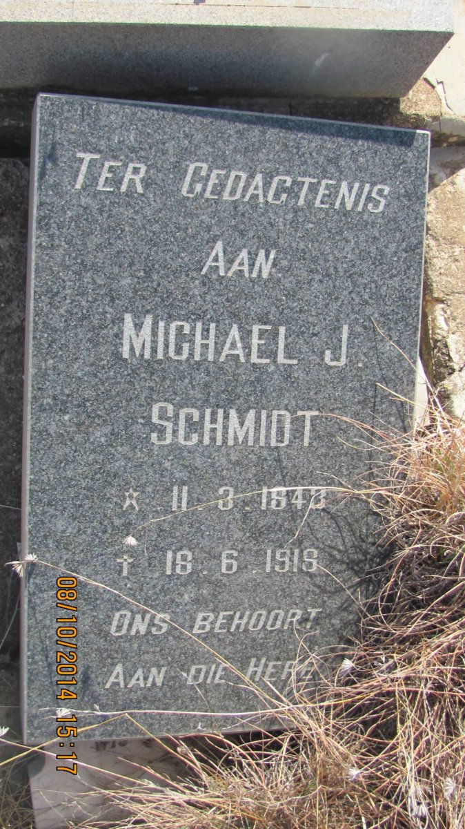 SCHMIDT Michael J. 1843-1918