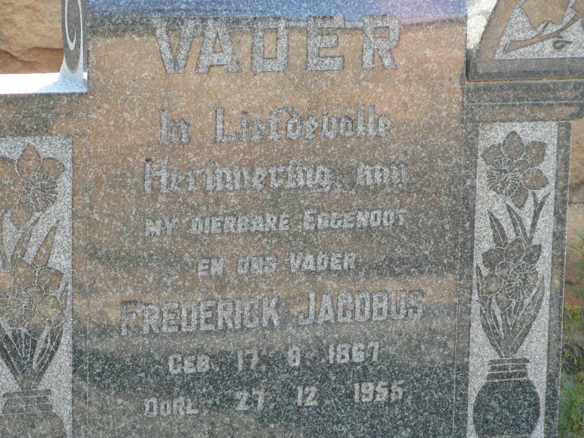 MYBURG Frederick Jacobus 1867-1955